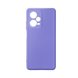 Silicone Case with Camera Shield for Xiaomi Redmi Note 12 Pro Purple Silicone Case with Camera Shield for Xiaomi Redmi Note 12 Pro Purple